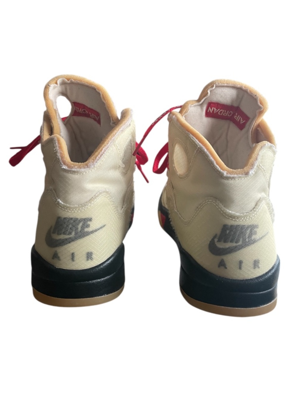 **Nike Off-White x Air Jordan 5 Retro "Sail" – Size 11 (NO INSOLES)** - Picture 6 of 12